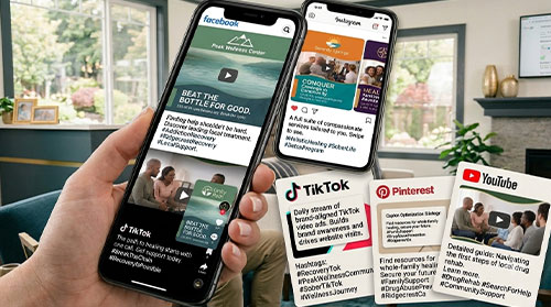 Each caption is optimized around the exact search terms families type to drive search discovery so your ads get found.